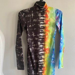 Tie Dye Bodycon Dress